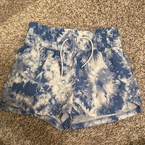 GAP Women's Blue and White Athletic Shorts